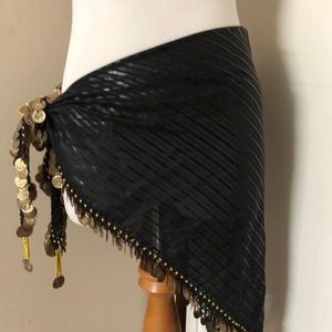 Black Belly Dancing Wrap